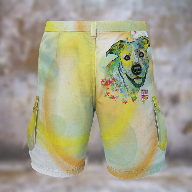 Preview: Cargohose mit Kiki - Hose, lang oder kurz, bunt, 100% Polyester, Grösse S-5XL, fester Stoff, Normale Passform, SOKA, Listenhund, AmStaff, Staff, Staffordshire, PitBull, Pit
